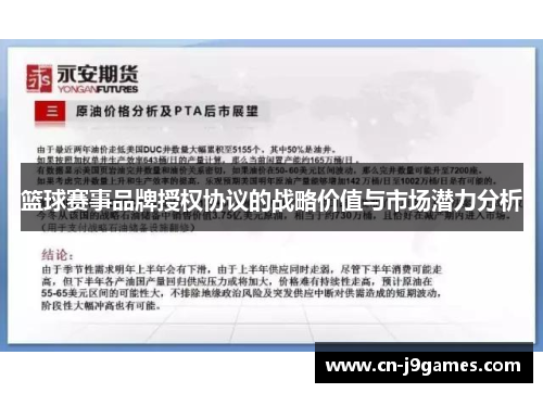 篮球赛事品牌授权协议的战略价值与市场潜力分析